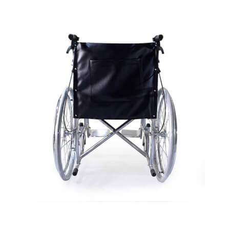 รถเข็นวีลแชร์  ELDERLIFE รุ่น HT-211H ล้อใหญ่ เหล็กชุปโครเมี่ยม_7